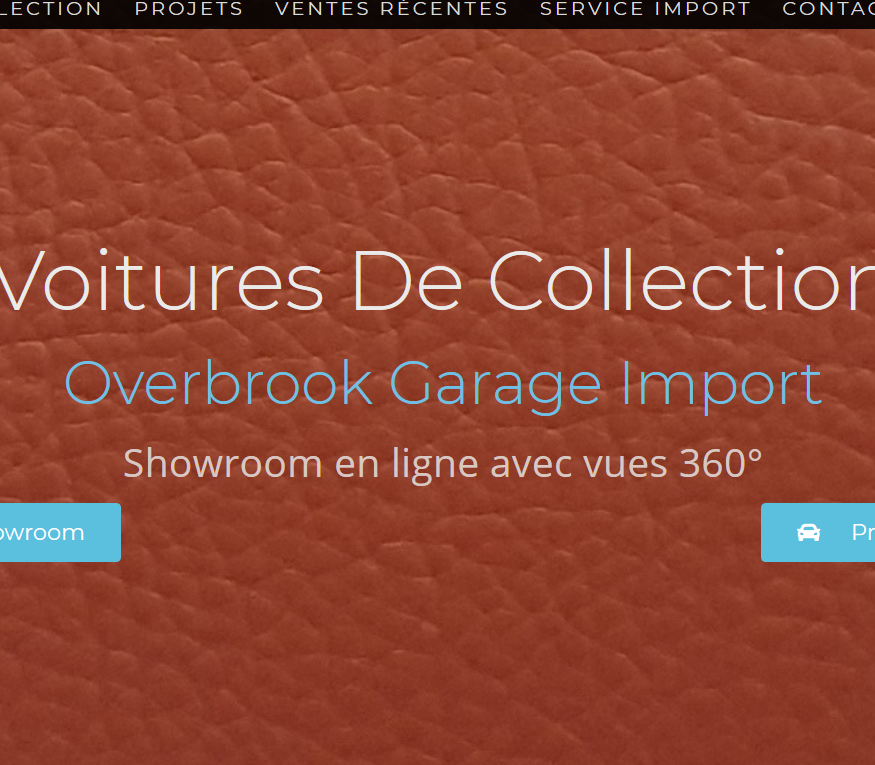 Classic Car Web Site