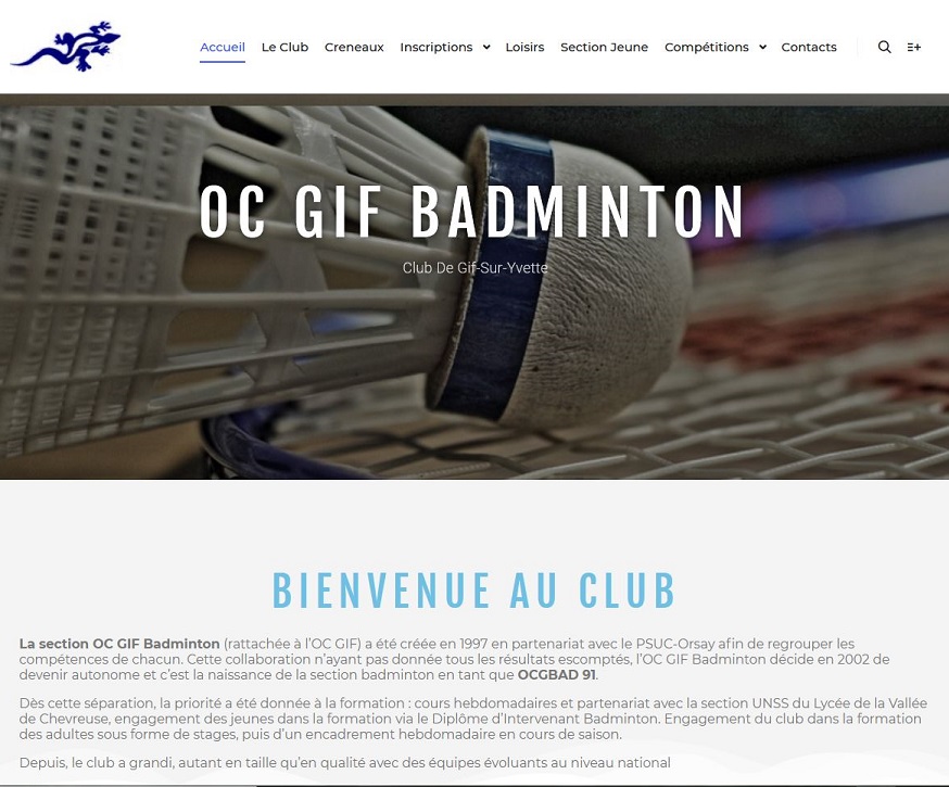 Sport's club website