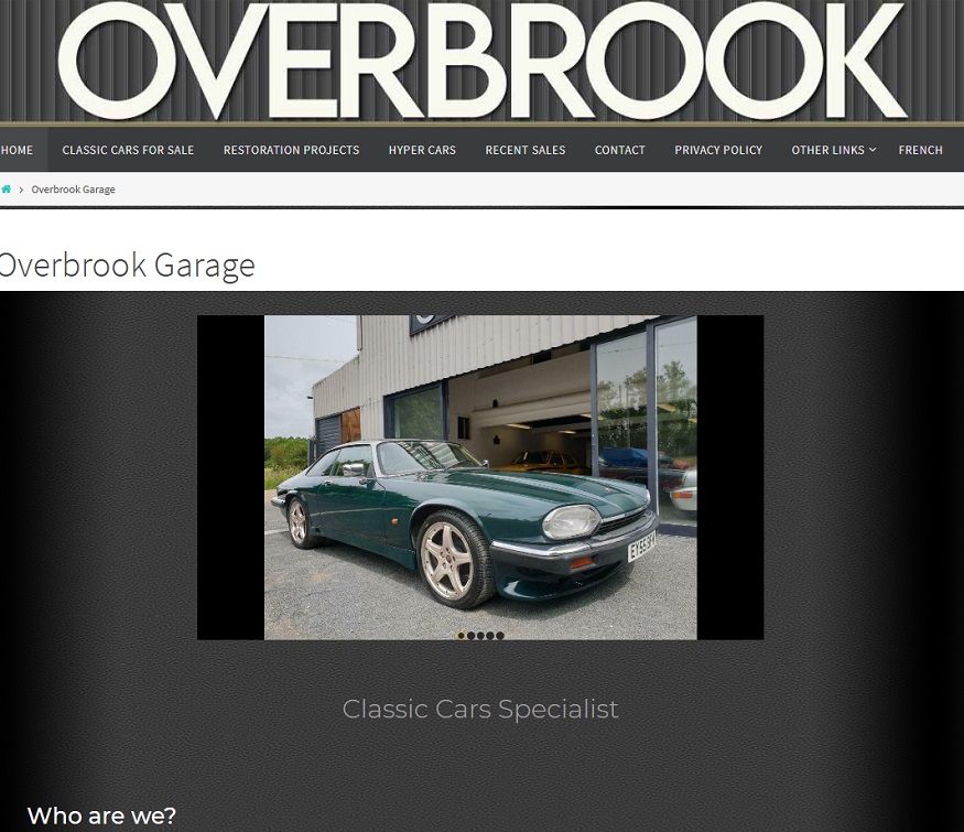 Website - Overbrook garage